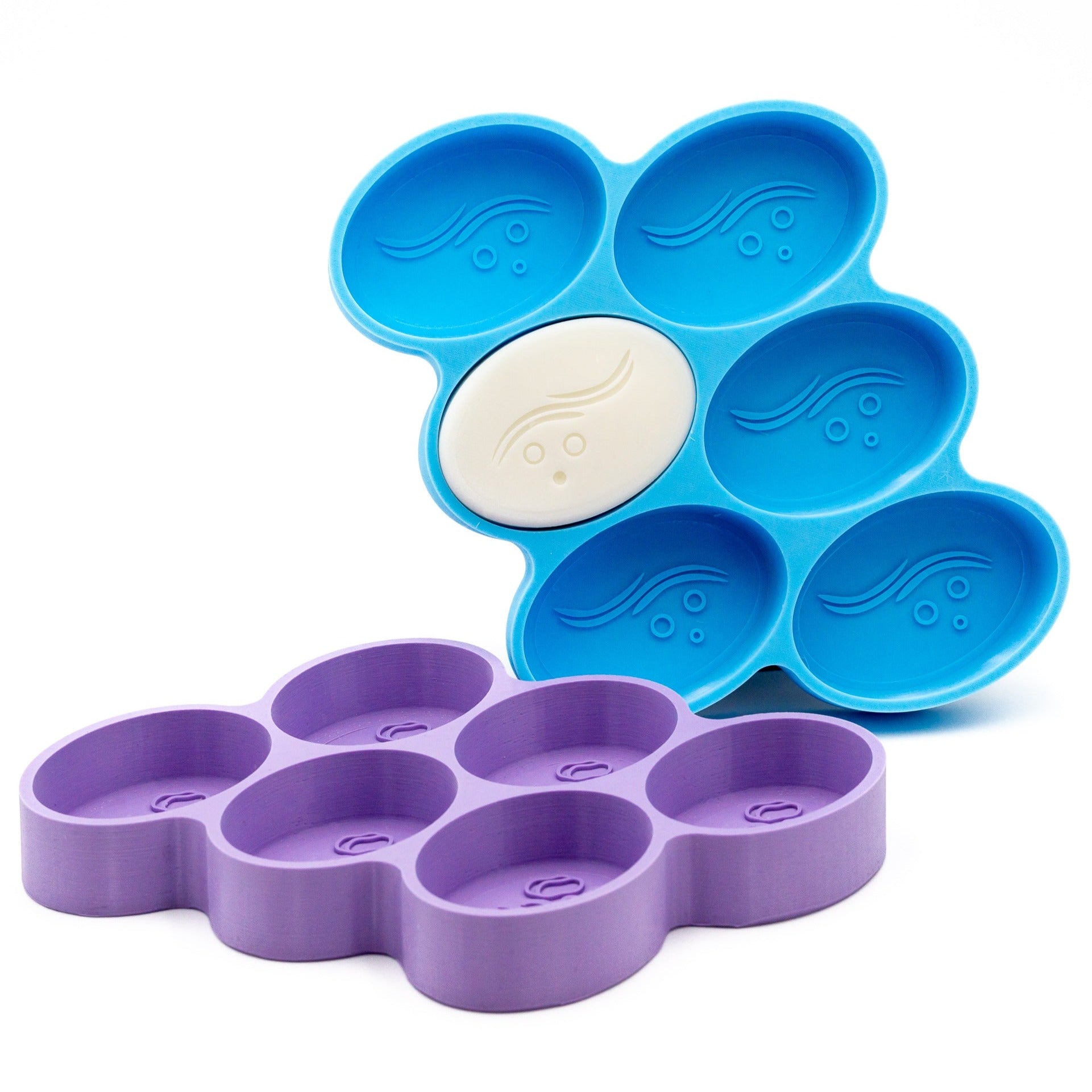 New Style 6 Cavity Oval Soap Mold Silicone Molds for Soap Making