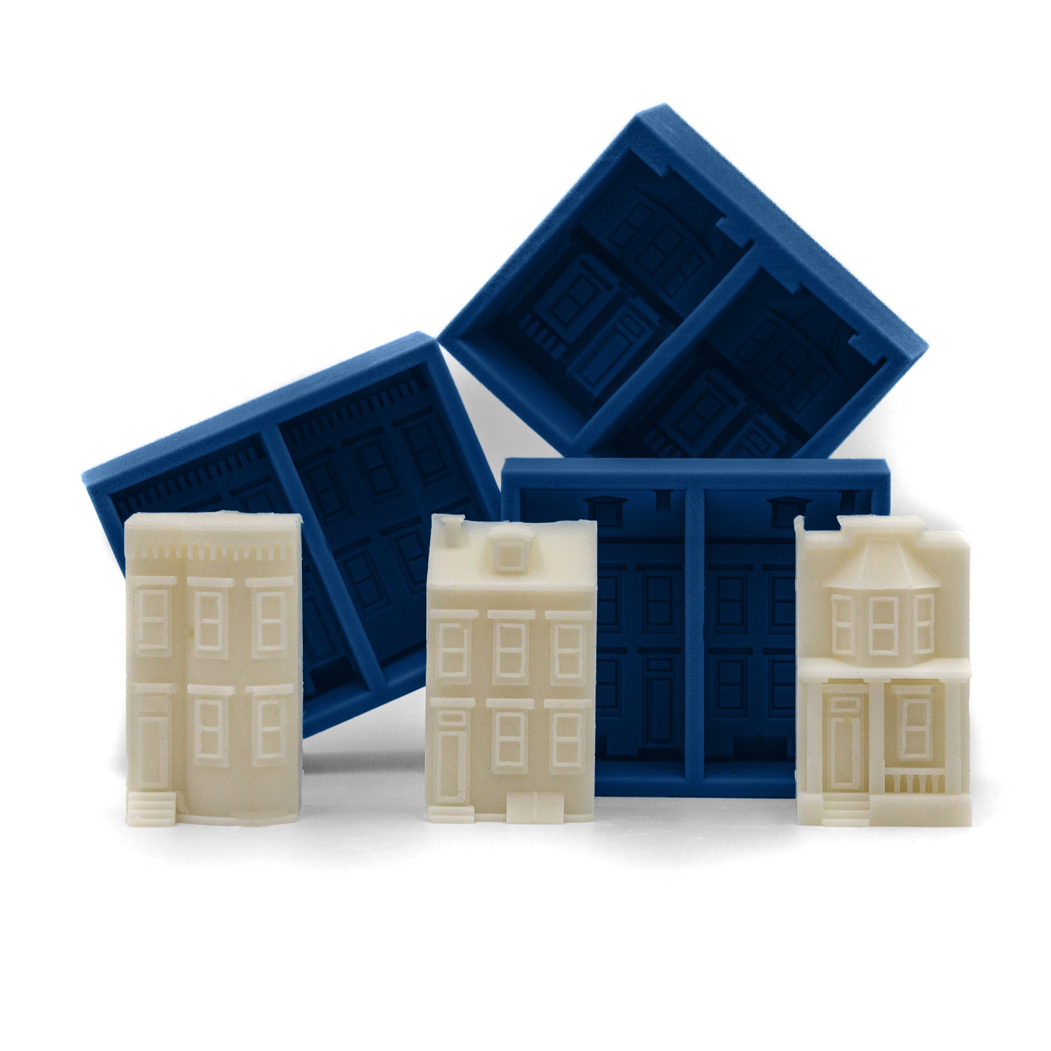 Row House Silicone Molds for Candles, Soap, Crafts – Siligrams