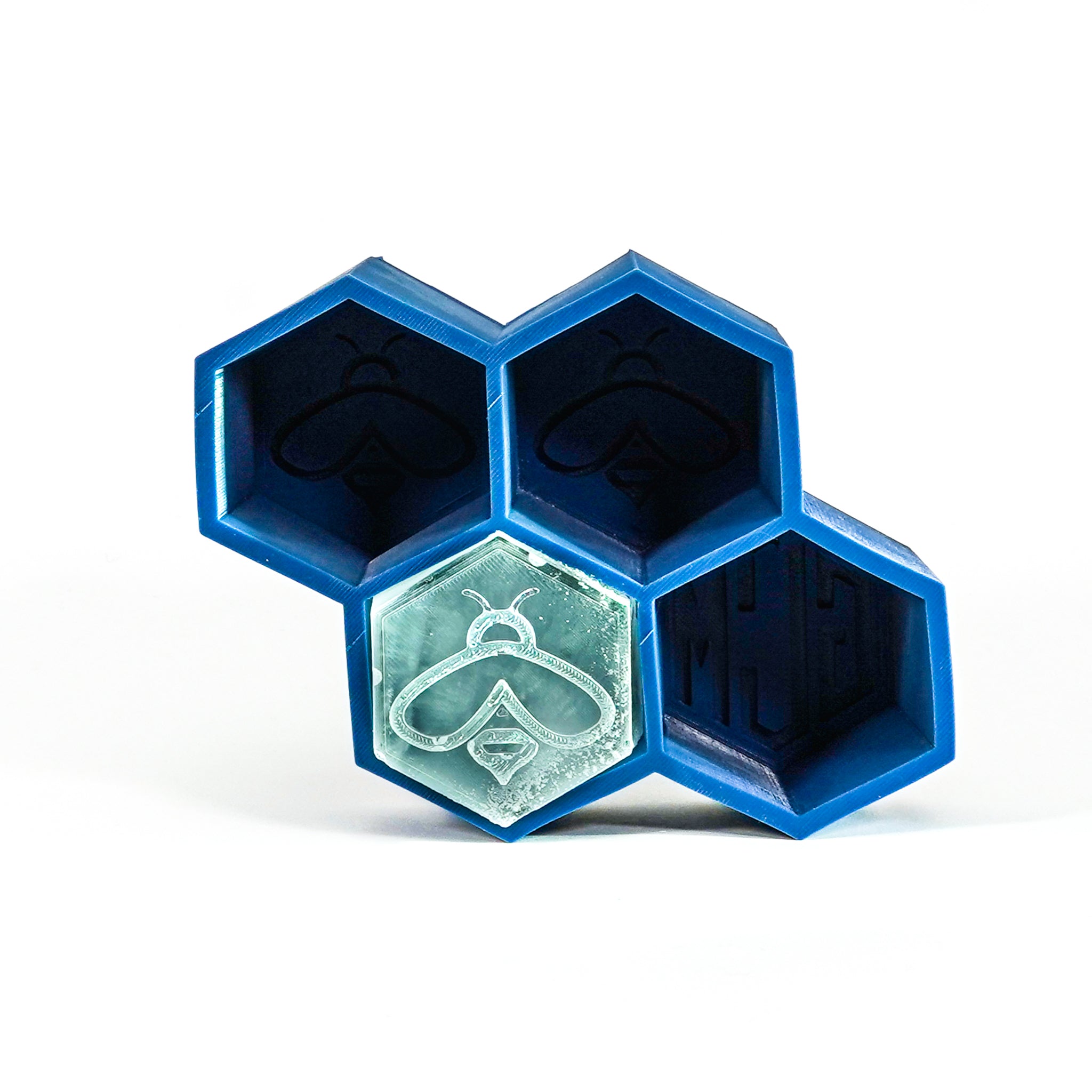 Customizable Hexagon Ice Cube Tray. Siligrams — Custom Ice Cube