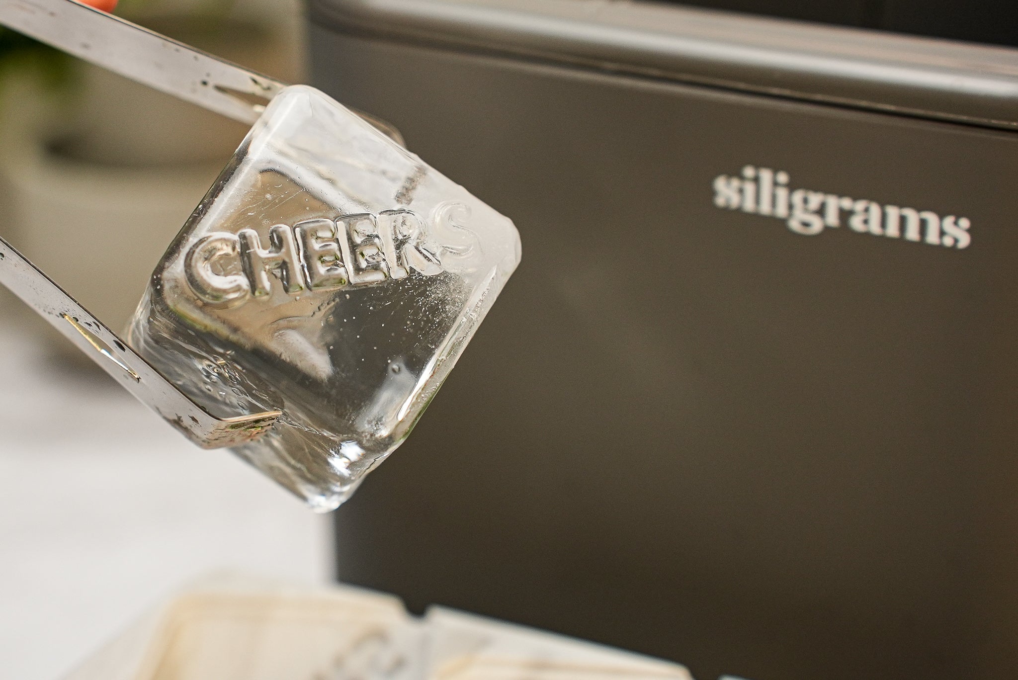 We are loving our custom ice cube trays with the #Siligrams logo