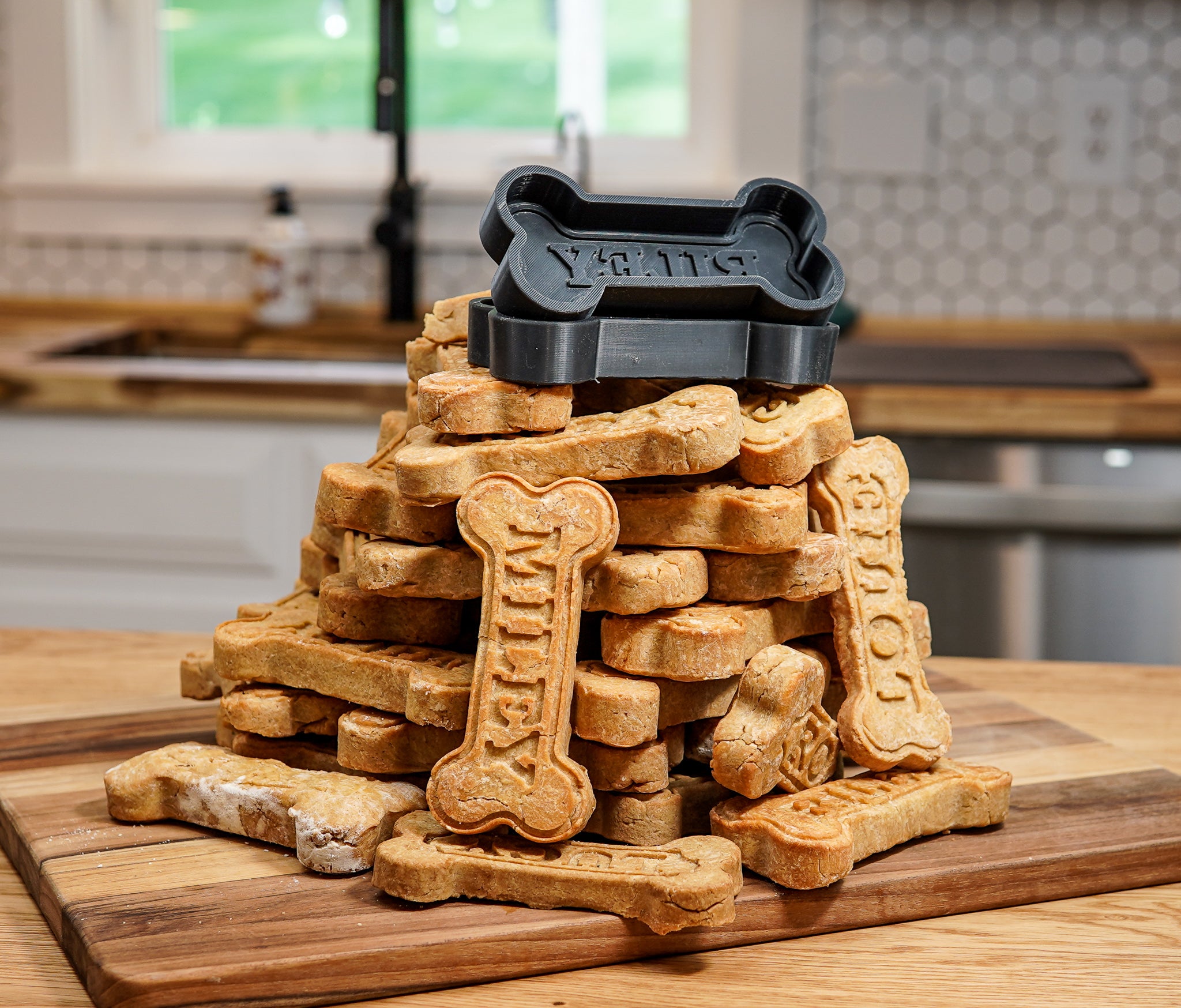 No More Cutting! Make 500 Non-Crumbly Dog Treats From a Pyramid Mold -  eileenanddogs