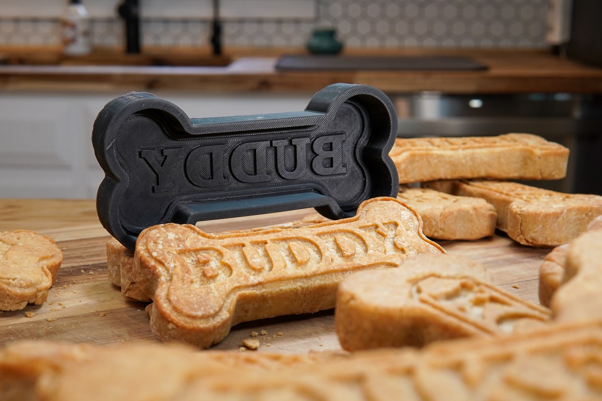Custom Dog Treat Mold, Personalized Dog Biscuits With Pet's Name
