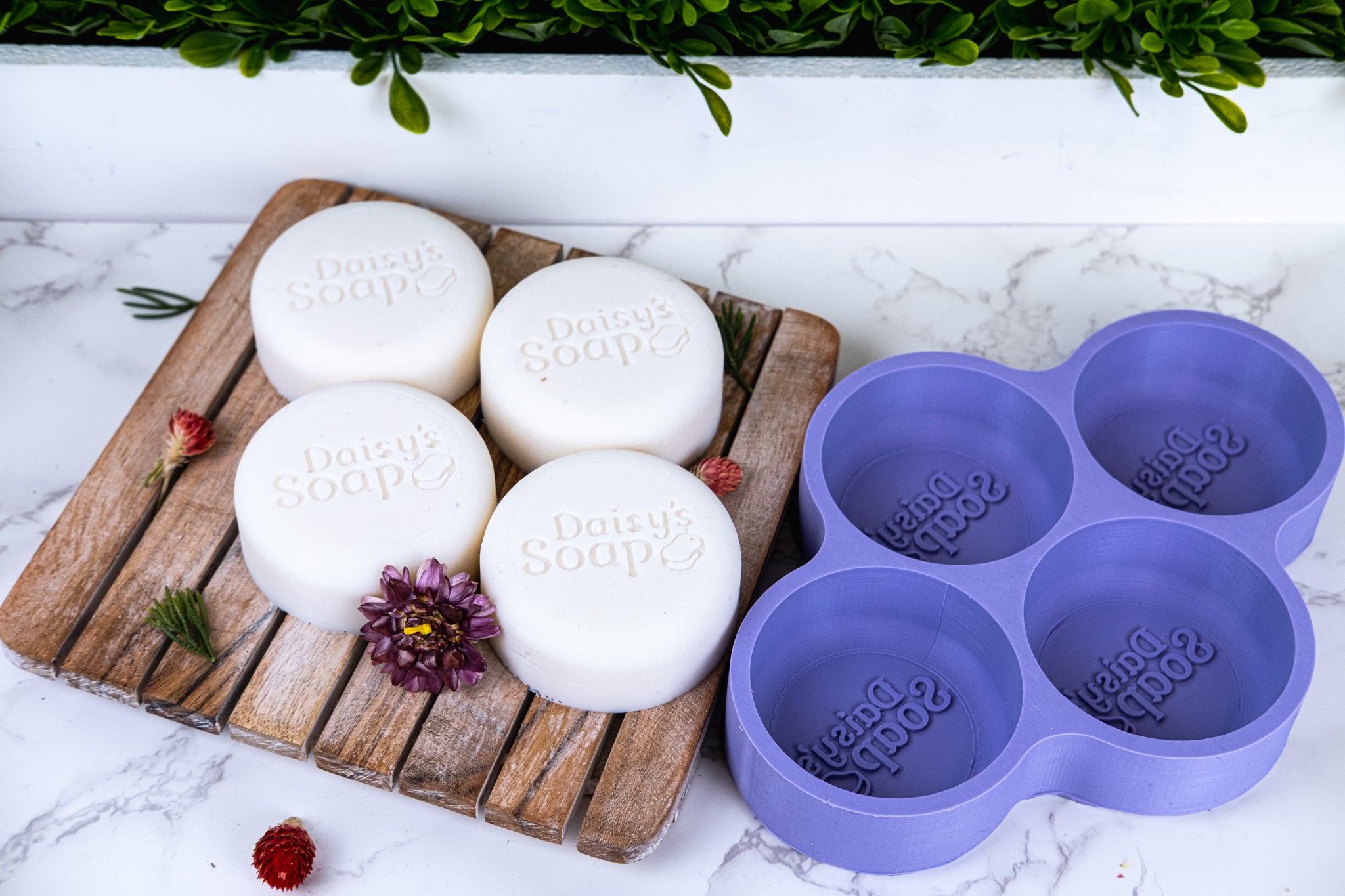 Customizable 3-Inch Round Soap Mold