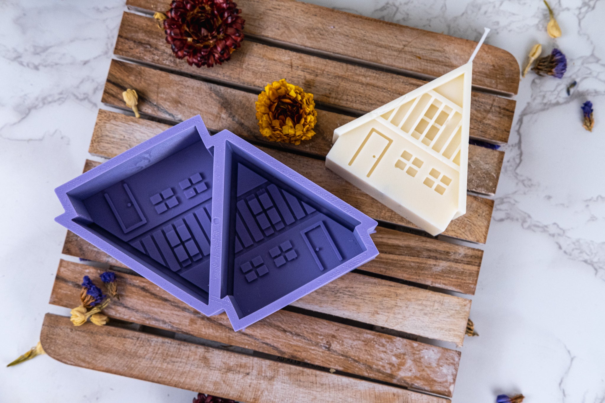Row House Silicone Molds for Cocktails, Candles, Soaps, Baking, Concrete,  and More Food Grade, Oven and Dishwasher Safe Silicone 