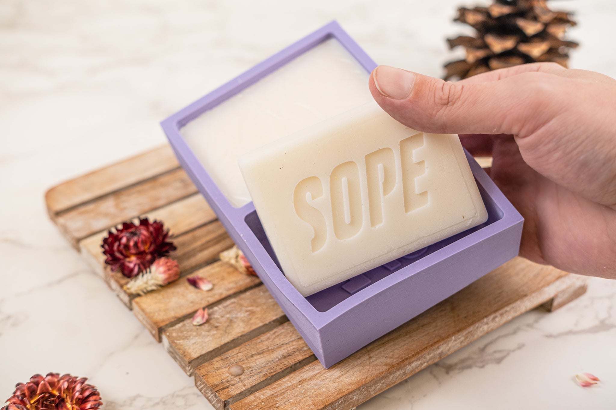 Customizable Oval Bar Soap Mold – Siligrams