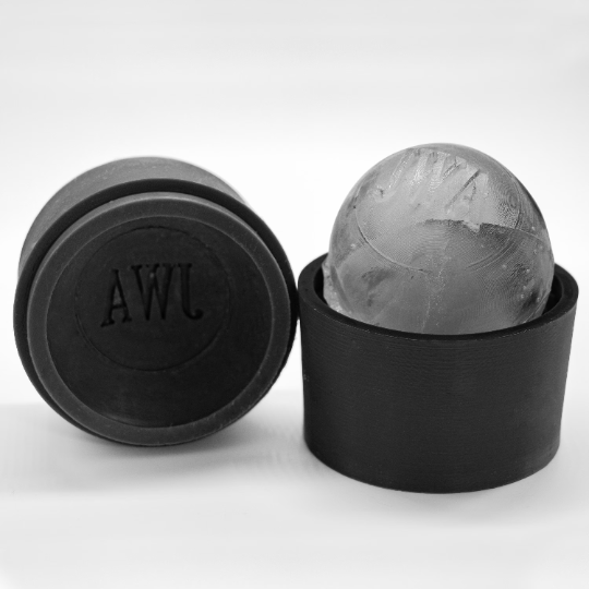 HST13009 Silicone 2 1/2 Ice Ball Mold With Custom Imprint