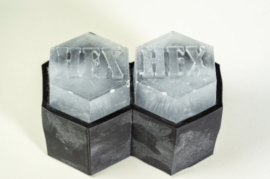 Customizable Inverted Ice Cube Tray. Siligrams — Custom Ice Cube